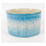 Pottery Stoneware Salt Glaze Blue / White Crock