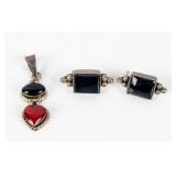 Jewelry Sterling Silver Earrings & Pendant