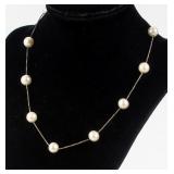 Jewelry Sterling Silver Pearl Necklace