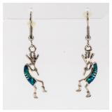 Jewelry Sterling Silver Kokopelli Earrings