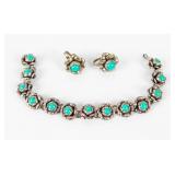 Jewelry Sterling Silver Earrings & Bracelet