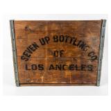 Vintage 1972 7UP Wooden Crate