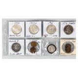 Coin (5) Silver Half  Dollars Plus More!