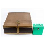 Motorola SH22GL Record Player & Box of 45's