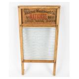 "The Glass King" Antique Washboard