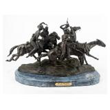 Art Frederic Remington "The Old Dragoons" Bronze