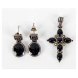 Jewelry Sterling Silver Earrings & Pendant