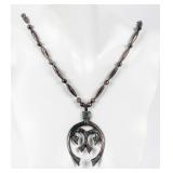 Jewelry Sterling Silver Beaded Naja Necklace