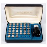 Coin FM Miniature Presidential Set in Sterling