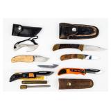 6 Pocket Knives & Eze-Lap