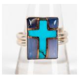 Jewelry Sterling Silver Cross Ring