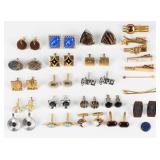 Jewelry Lot of Cuff Links/Tie Tacks