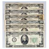 Coin $120 Face Old Untied States $20 Notes