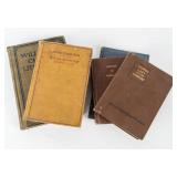 Lot of 5 Antique Books