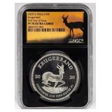 Coin 2020 S Africa Silver Krugerrand NGC PF70