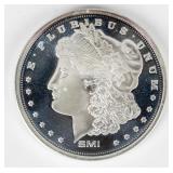 Coin 1 Troy Ounce .999 Silver SMI Morgan Type Rd