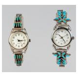 Jewelry 2 Sterling Silver Native-Style Watches