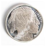 Coin 1 Troy Ounce .999 Silver Buffalo Type Round