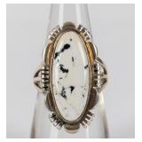 Jewelry Sterling Silver White Buffalo Ring