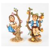 Set of 2 Hummels: Apple Tree Boy & Girl