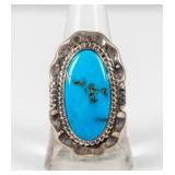 Jewelry Sterling Silver Turquoise Ring