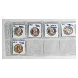 Coin (5) Franklin Half Dollars Cameo Proof Strikes