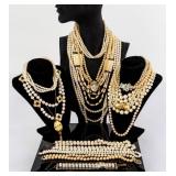 Jewelry Lot of Faux Pearl Jewelry