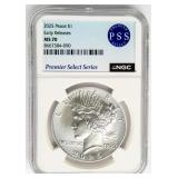 Coin 2025 Peace Silver Dollar NGC MS70