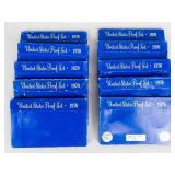 Coin (10) 1970 Silver Proof Sets in Original Box