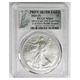 Coin 2025-P American Silver Eagle PCGS MS69