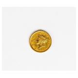 Coin 1852 United States Gold Dollar Very Fine