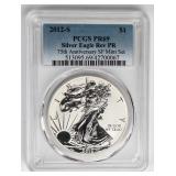 Coin 2012-S American Silver Eagle Reverse Pr. PCGS