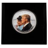 Coin Donald & Melania Trump 1 Troy Oz. Silver