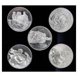 Coin (5) The Genius Michelangelo Sterling Silver