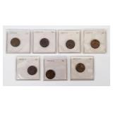 Coin (7) Semi Key Lincoln Cents