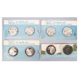 Coin (8) History of United States Sterling Silver