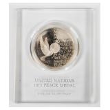 Coin 1973 U.N Peace Medal Sterling Silver