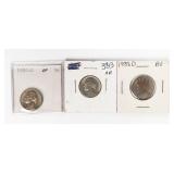 Coin (3) Key Date Jefferson Nickels