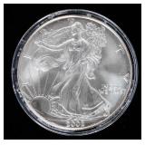 Coin 2002 American Silver Eagle Brilliant Unc.