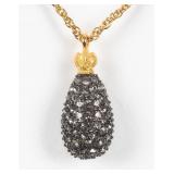 Jewelry Joan Rivers Rhinestone Egg Necklace