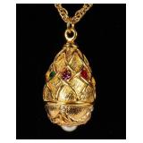 Jewelry Joan Rivers Rhinestone Egg Necklace