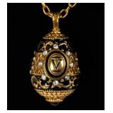 Jewelry Joan Rivers Enameled Egg Necklace