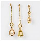 Jewelry Lot of 3 Joan Rivers Egg Charms
