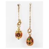 Jewelry Lot of 2 Joan Rivers Egg Charms