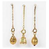 Jewelry Lot of 3 Joan Rivers Egg Charms
