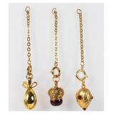 Jewelry Lot of 3 Joan Rivers Egg Charms