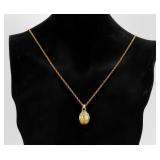 Jewelry Joan Rivers Enameled Egg Necklace