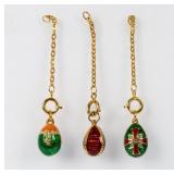 Jewelry Lot of 3 Joan Rivers Egg Charms