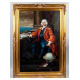 "Captain Thomas Coram" William Hogarth Oil Replica