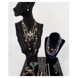 Jewelry Lot of Silver-Toned Costume Jewelry